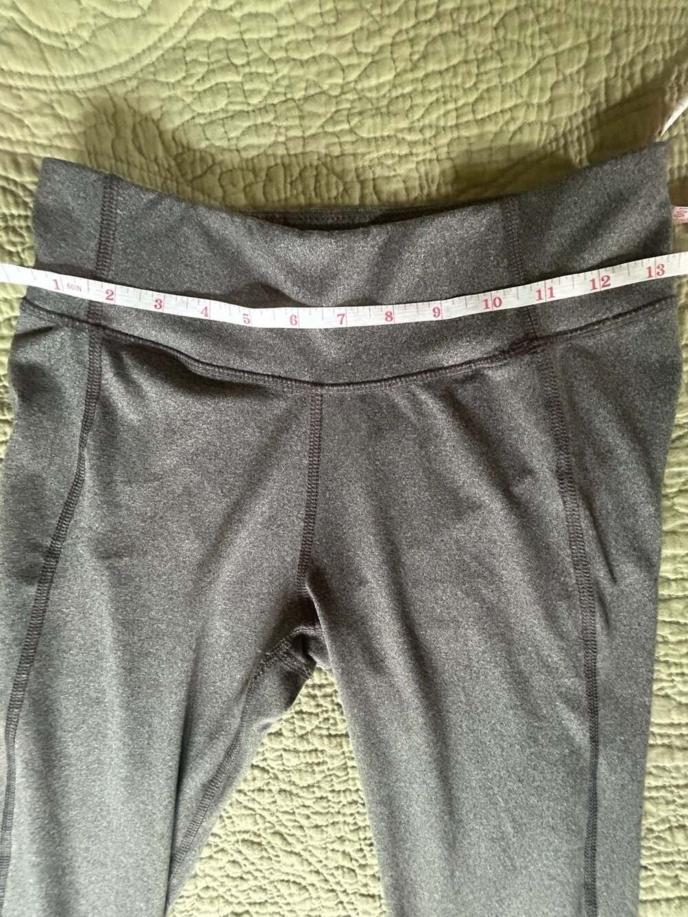 All in Motion Women's High-Waisted Heathered Gray Leggings Size S - Picture 7 of 7
